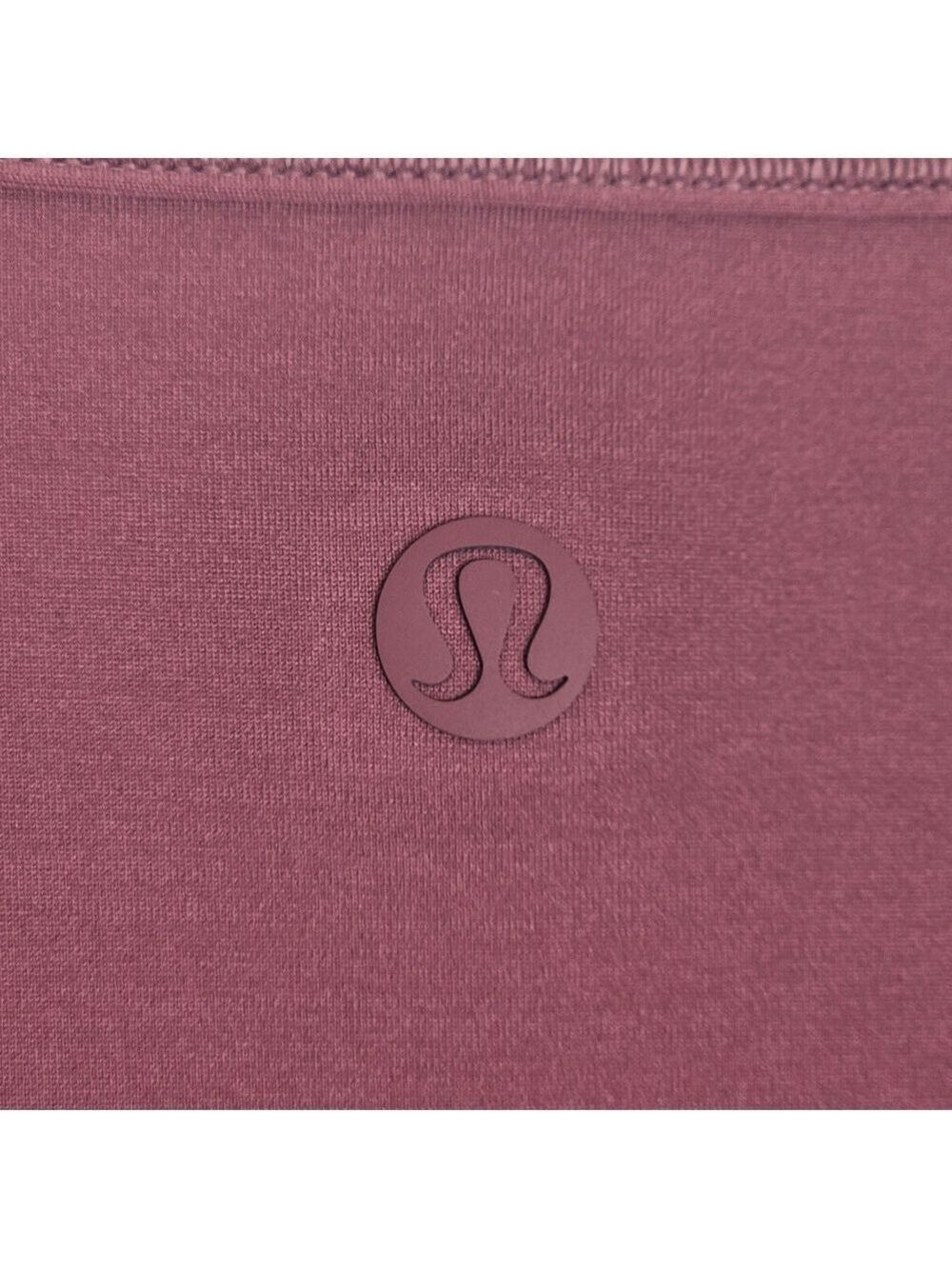 Lululemon Twist Front Top Mauve Short Sleeve Workout Yoga Tee Size 8 Medium - Picture 3 of 4